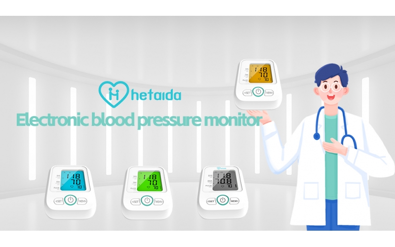 What are the advantages of electronic blood pressure monitors over traditional mercury blood pressure monitors?